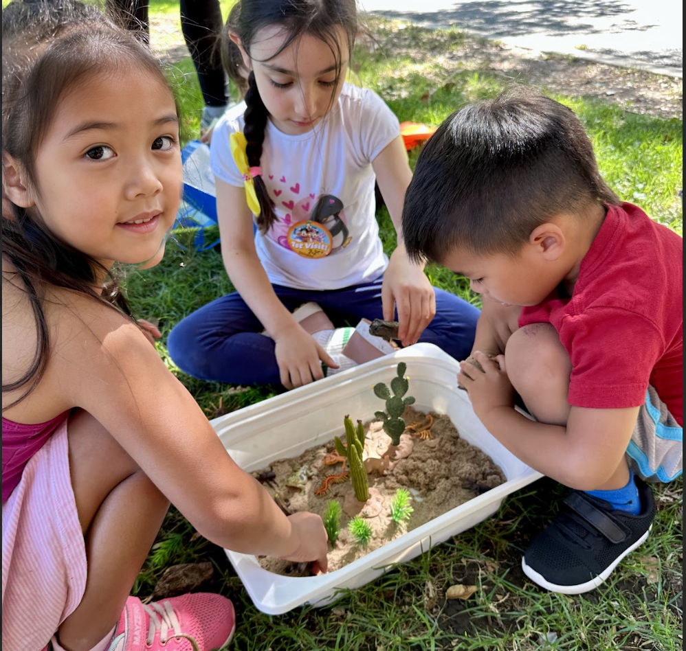 Exploring the planting part of the mission together.