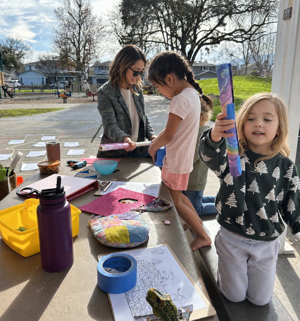 Building rockets together.