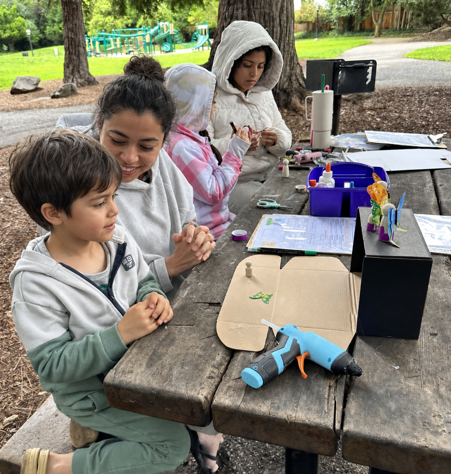 Creating the fairies and their story settings.